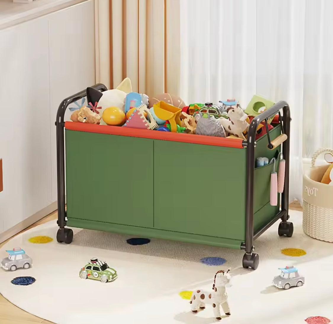 Kids Bedroom Toys Storage Box, Multipurpose Bedroom Organizer, Household Toys Storage Racks With Wheels, Storage Closet Organizer Kids Bedroom Toys Storage Box, Multipurpose Bedroom Organizer, Household Toys Storage Racks With Wheels, Storage Closet Organizer